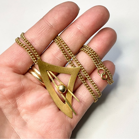 Vintage MCM Bond Boyd GF Pendant Necklace - Picture 7 of 8